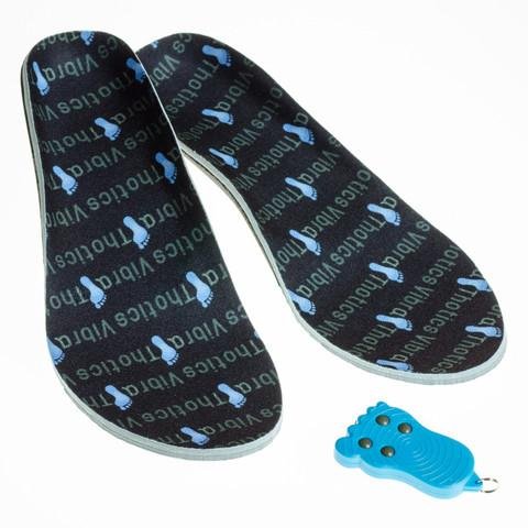 The original remote controlled vibration insole specifically designed to provide foot relief all day long.