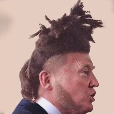 BlkDonaldjTrump's profile picture. Parody Don't Sue we still have free Speach