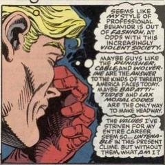 I'm Captain America and I'm trying to drink the pain away. No longer a Nazi.