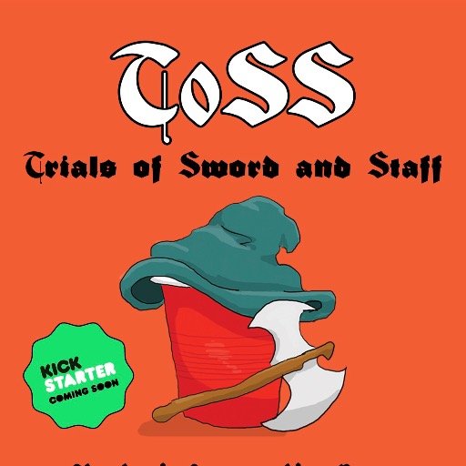 TossKickstarter's profile picture. A new strategic co-op fantasy pong game. Will you cleave cups as a Warrior, or enchant your tosses as a Wizard? Coming to Kickstarter this May! #tabletop #games