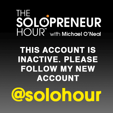 This account is no longer active. Please follow my current account @solohour.  See you over there!