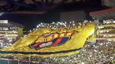 Hincha de Barcelona Sporting Club.