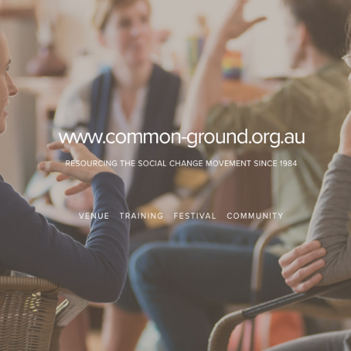 Commonground is a not-for-profit social enterprise that has been supporting social justice, environmental, disadvantaged and community groups since 1984.