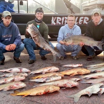 Just Nebraska boys stickin' fish. 2015-16==3,183 fish shot.