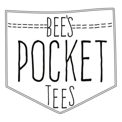 Bee's Pocket Tees are pocketless shirts with over 100 custom hand drawn designs. Check out our website by clicking the link below!