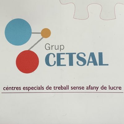 grup_cetsal's profile picture. Som la unió dels centres especials de treball de @prodisterrassa @fupar i @ciposccl #Terrassa #Sabadell #VallèsOccidental