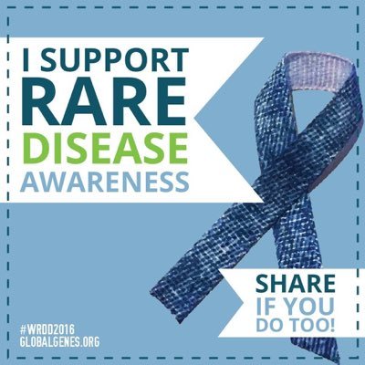 #CareAboutRare Let your voice be heard! I will RT #rarediseaseday