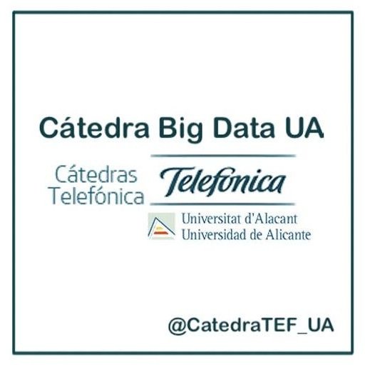 CatedraTEF_UA's profile picture. Cátedra Telefónica de la Universidad de Alicante para el uso y aplicaciones de #BigData #HackForGood