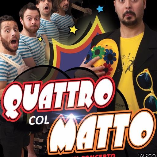 quattrocolmatto's profile picture. Una follia musicale interamente dal vivo...il divertimento allo stato musicale...la pazzia fatta note...4 Col Matto!!!!