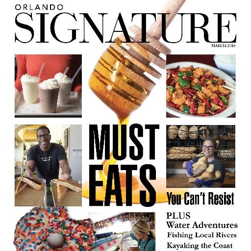 Orlando Signature is a monthly lifestyle magazine for select areas within Central Florida, covers arts, culture, dining, entertainment, fashion, home & more.