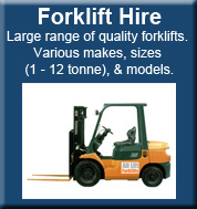 We are a Forklift Company that provides hires/rentals, sales and repairs/services to all forklifts and materials handling equipment.