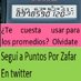 Puntos Por Zafar (@puntosporzafar) Twitter profile photo Puntos Por Zafar (@puntosporzafar) Twitter profile photo