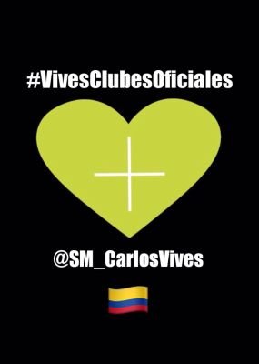 Club de Fans Oficial @carlosvives en  SANTA MARTA Cuenta asociada a @cvives_col
socios: cvives.sma@gmail.com
#VivesClubesOficiales💚