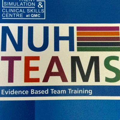 Supporting improvement and striving for better in team skills. Official account, NUH TEAMS programme at Nottingham University Hospitals. NUHTEAMS@nuh.nhs.uk