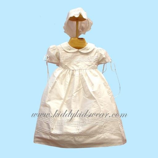 Baptism Gowns, Christening Outfits, First Communion Dresses, Flower Girl Dresses and Ring Bearer Suits/Tuxedos.