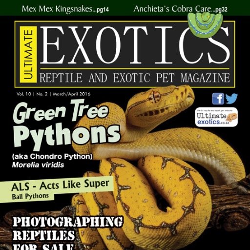 South Africa's only Reptile and Exotic pet Magazine!