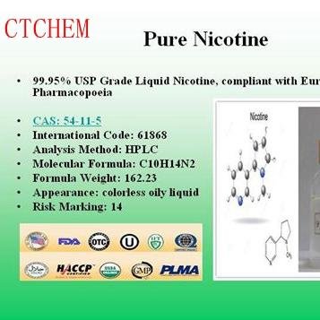 Sell 99.95 % USP Grade nicotine, 1000mg/ ml nicotine
Skype: ctc.hem
WhatsApp:+8615102992009
https://t.co/DhkZTl1owv