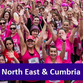 We are the @CRUK North East & Cumbria Events Team. Follow us for updates on @raceforlife and other events in the North East & Cumbria region.