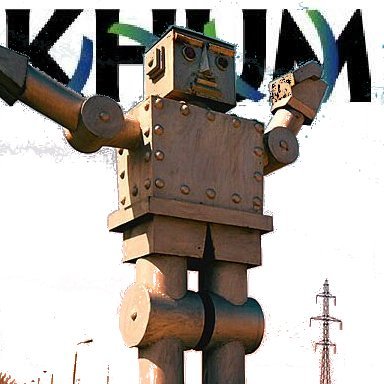 Powerful all-seeing cyborg KHUMFAN, undefeated world #1 fan of KHUM-FM, Ferndale CA (unaffiliated). Robot without rules!