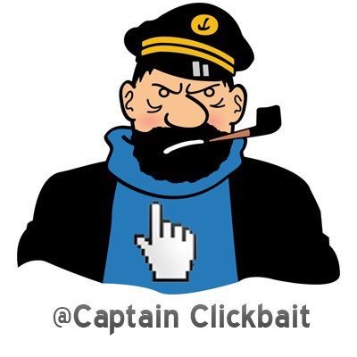 Image result for Captain Clickbait