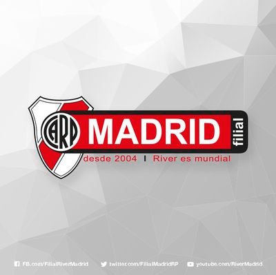 Filial Madrid River Plate. 
Fundada en el 2004. 
#LaDistanciaNoParaEstaLocura 
#MadridEsDeRiver 
#RiverEsMundial https://t.co/srAKgfer6V