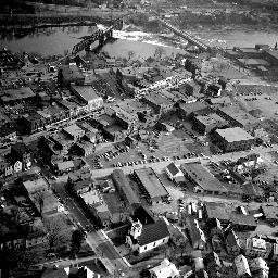 Mapping Waterville examines urban renewal in Waterville, Maine, using interactive maps and interpretive exhibits.