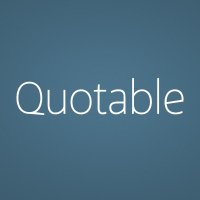 Quotable (@quotable) 's Twitter Profile