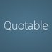 Quotable (@quotable) Twitter profile photo Quotable (@quotable) Twitter profile photo