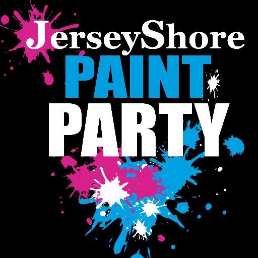 Jersey Shore Paint Party holds events at Local Bars and Restaurants - You complete a Beautiful Painting on canvas & enjoy the venues food & drinks