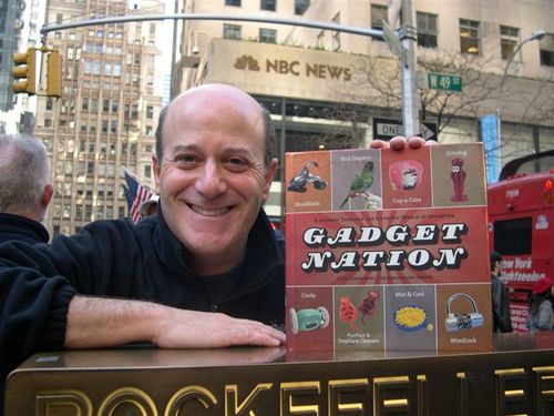 Gadget Nation is Steve Greenberg's book about innovative produts and the inventors behind them.  Steve showcases new products on TV and in print