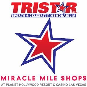 LIVE Autograph Sports Memorabilia Company in the Miracle Mile Shops at Planet Hollywood in Las Vegas!