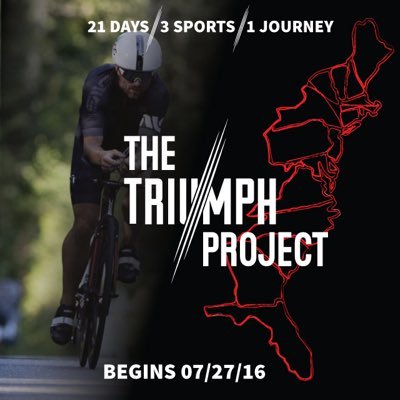 thetriumphproj's profile picture. Documentary: 21 days of 70.3 efforts in a different city on the East Coast each day!! Begins 7///27///16 JOIN ME along the journey to capture WHY we TRI