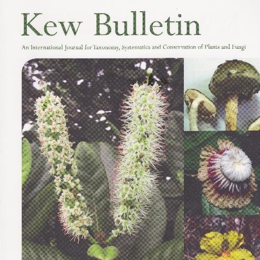 Flagship science journal of the Royal Botanic Gardens Kew covering plant & fungal taxonomy, systematics & conservation. Published for Kew by Springer.