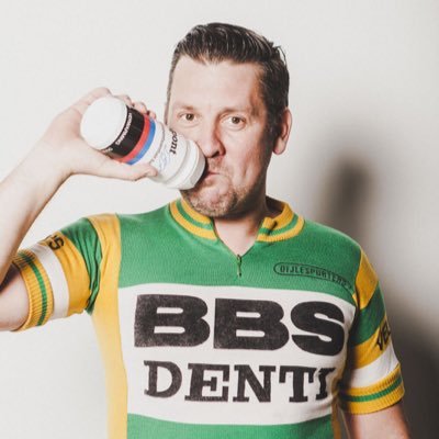 Ex-professional bikerider -enjoy life -sales representative Kwaremont Beer #DDd