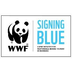 Signing Blue merupakan inisiatif WWF-Indonesia untuk Pariwisata Bahari yang Bertanggungjawab (Responsible Marine Tourism)