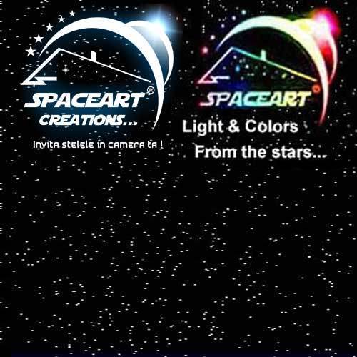 Franciza SpaceArt ofera Decoratiuni Interioane Autoluminante LED Fibra Optica, pentru Casa, Club, Disco, Terasa, Gradina, Piscina
