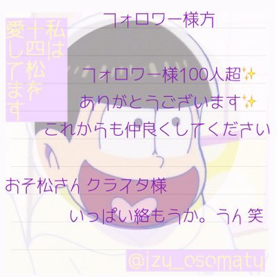 izu→おそ松さん垢さんのプロフィール画像