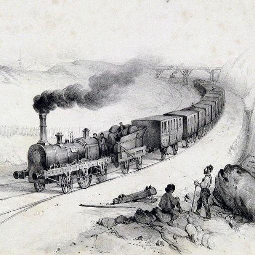 A mighty locomotive sweeps through rugged landscapes. // Eine mächtige Dampflokomotive braust durch winzige Landschaften. // by @xor