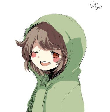 Hey don't you know how to greet a new pal? (UTRP Storyshift) (They/Them) (Sibling: Asriel) (Boyfriend: @flowey_the_flow)