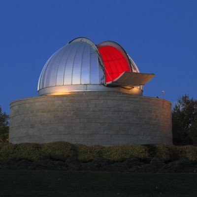 Metal observatory domes by Ash Manufacturing Company.