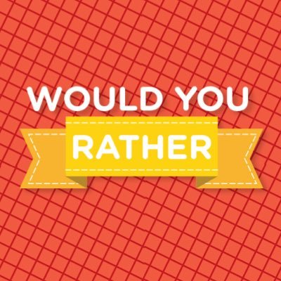 A bunch of new Would You Rather questions! Share this account with your friends and let's get 5k Followers! ▄︻̷̿┻̿═━一