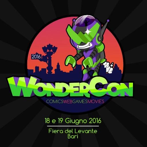 L'EVENTO DI RIFERIMENTO DI PUGLIA PER GLI AMANTI DEL FUMETTO, DEGLI YOUTUBERS, DEI VIDEOGIOCHI E DEI FILM! 18-19/06/16