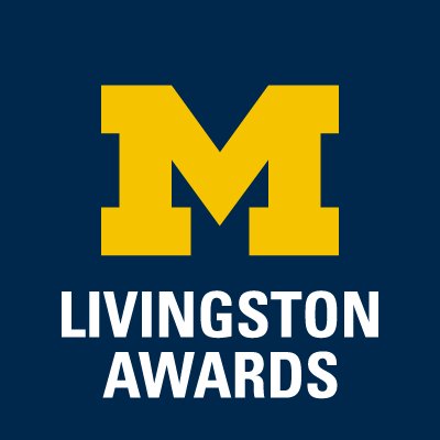 LivingstonAward's profile picture. We've moved! To keep up with news about the Livingston Awards, please follow us at @UMWallaceHouse.