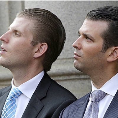 Heirs to throne of President Donald J. Trump. Uday is the crazy one. #MakeAmericaGreatAgain #WhiteLivesMatter