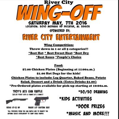 River City Wing-Off is proud to present our 2016 Type 1 Diabetes Awareness and Fundraiser! All proceeds are to benefit the Penny Parker Smith Scholarship