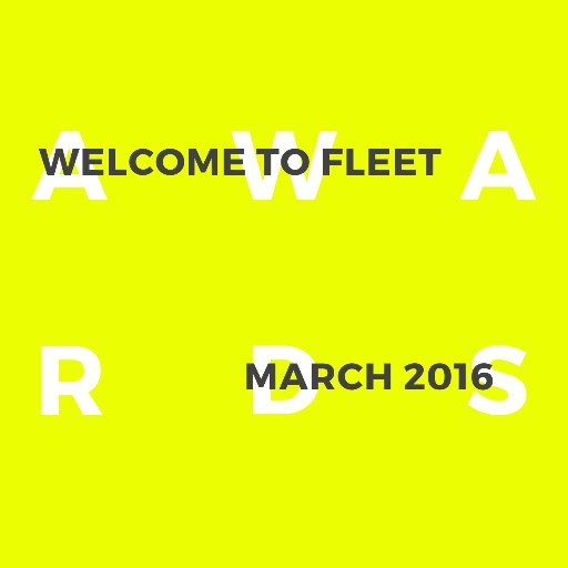 The Welcome to Fleet Awards return in March 2016. Use #fleetawards to share your nominations! Part of @WelcometoFleet