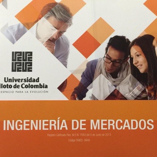 Sitio oficial en Twitter del Programa Ingeniería de Mercados. En Facebook https://t.co/6ZubiwtvvJ