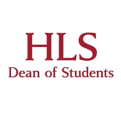 The official Twitter account of the Harvard Law School Dean of Students Office