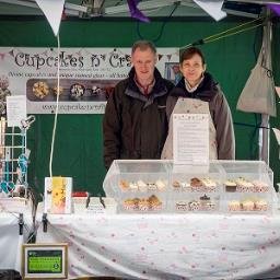 Divine cupcakes and stunning stained glass - All hand-made by us ! Proud to be members of Produced In Kent.