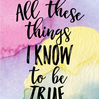 A place to jot the things you know to be true, Journal of Truth.
